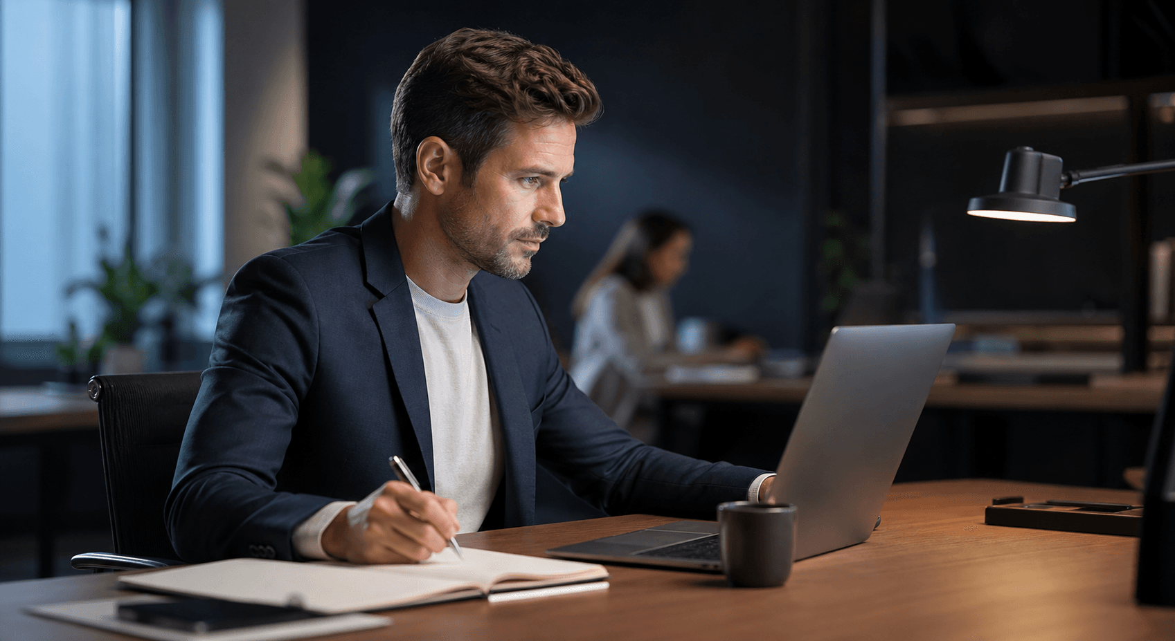 A professional moving from an idea to a useful first draft